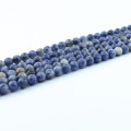 TOP Grade Charm Rare Lapis Sea Sediment Natural Round Gemstone Beads , L-0081